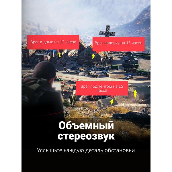 Наушники игровые EKSA E1000 серый