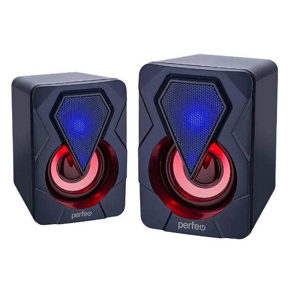 Колонки компьютерные 2.0 Perfeo Shine PF_A4438