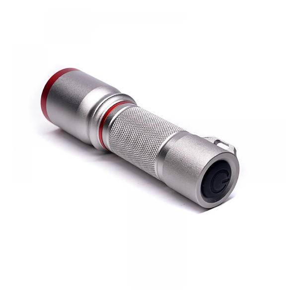 Фонарь ручной Perfeo Titania красный большой