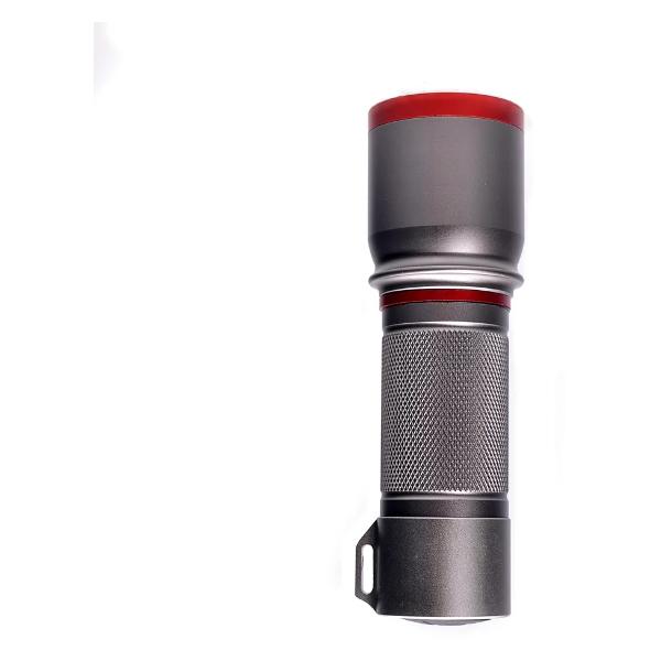 Фонарь ручной Perfeo Titania красный большой