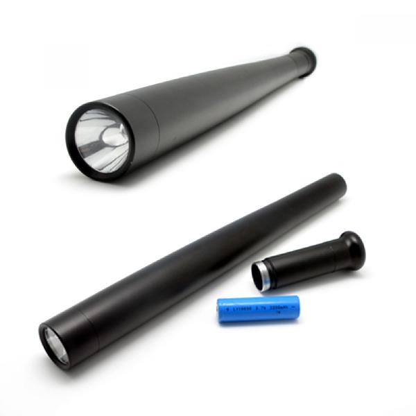 Фонарь ручной Perfeo Baseball Bat черный