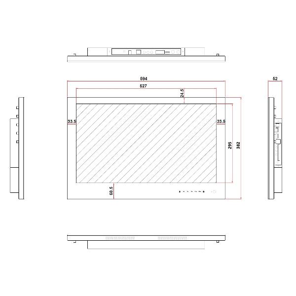 Телевизор AVEL AVS240WS