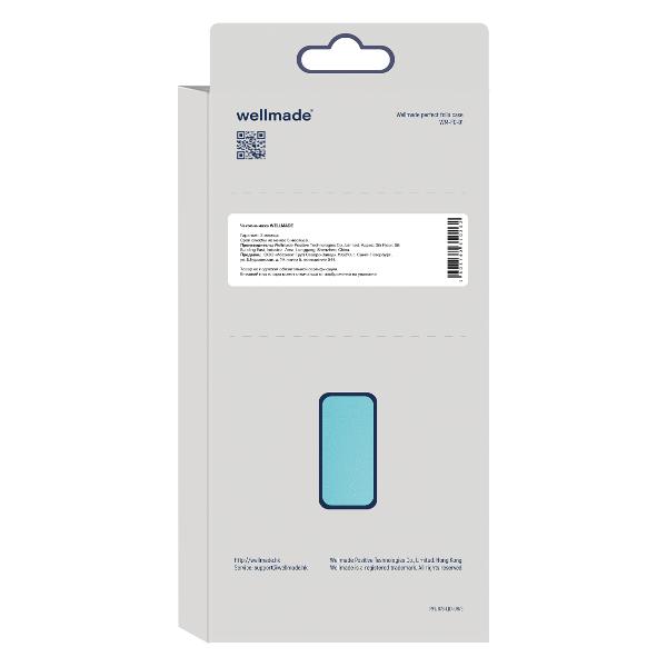 Чехол WELLMADE для Tecno Spark 8C голубой