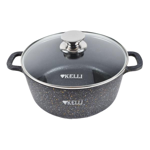 Кастрюля Kelli TKL-4092-20 серая