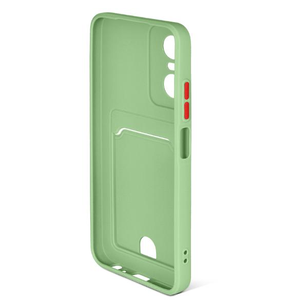 Чехол DF для Tecno Pop 6 Pro светло-зеленый