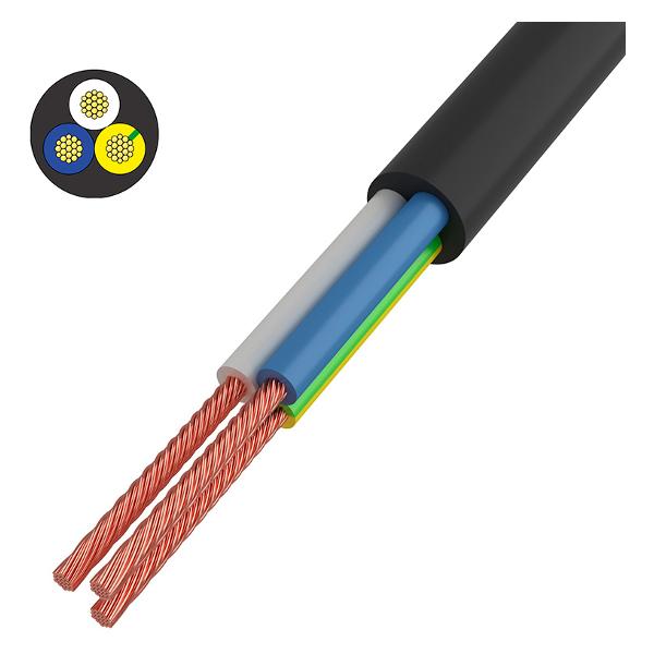 Кабель силовой Rexant ПВС 5 метров (01-8043-5) фото