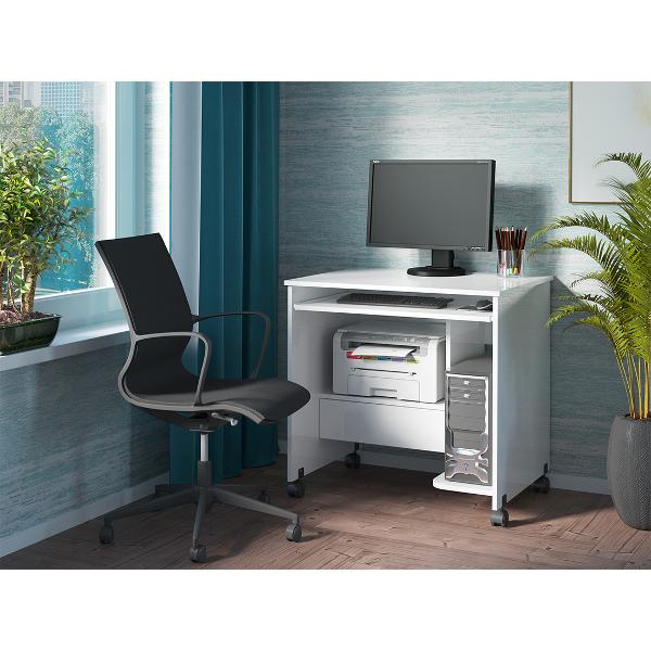 Стол компьютерный Мебель-Комплекс СК-05/МК/белый