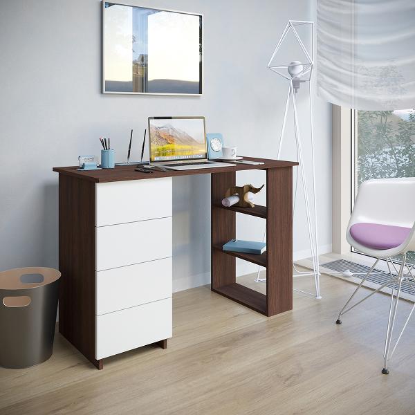 Стол компьютерный Мебель-Комплекс СП-05/МК/венге-белый