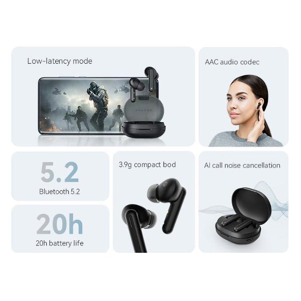 Наушники внутриканальные Bluetooth Haylou GT7 черный