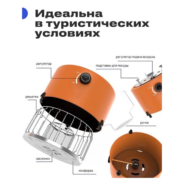 Горелка туристическая RoadLike Camp Gas