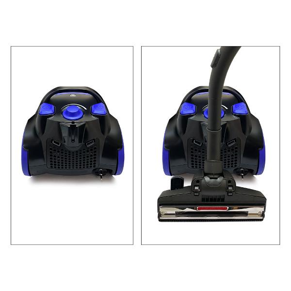 Пылесос с контейнером для пыли Ginzzu VS437 синий