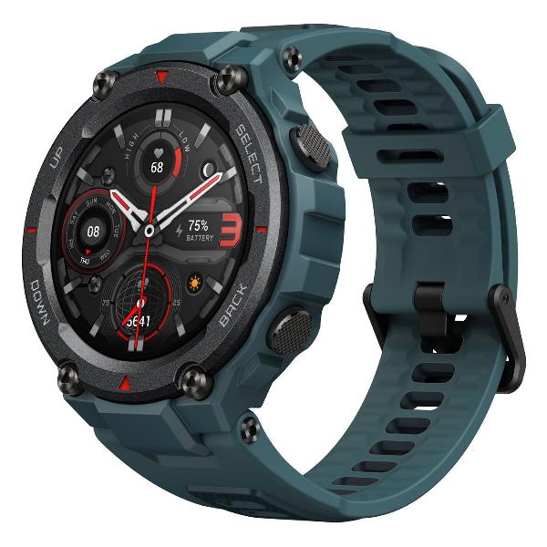 Смарт-часы Amazfit T-Rex Pro стальной синий