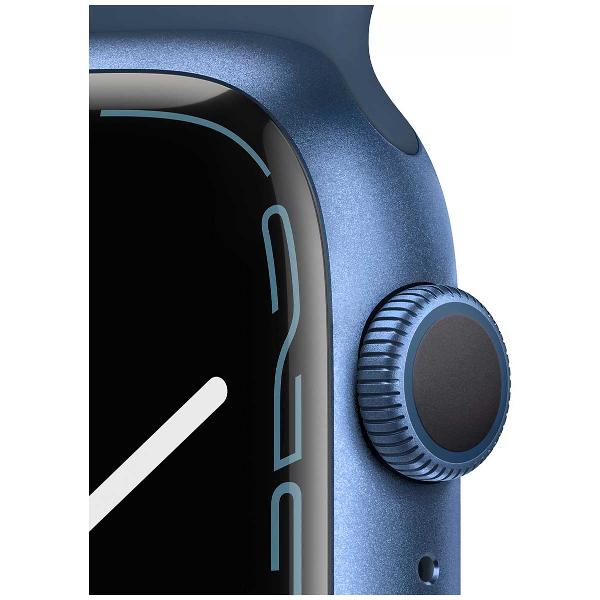 Смарт-часы Apple Watch Series 7 45mm Alu Abyss Blue (MKN83)