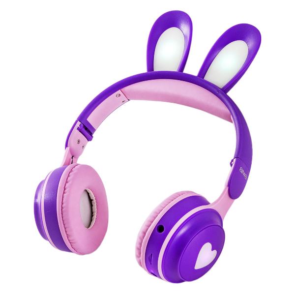 Наушники накладные Bluetooth Aiwa AW024 Violet