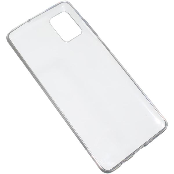 Чехол BoraSCO для Samsung Galaxy A41 силиконовый (прозрачный)