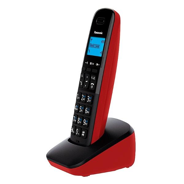 Телефон с АОН Panasonic KX-TGB610RU красный