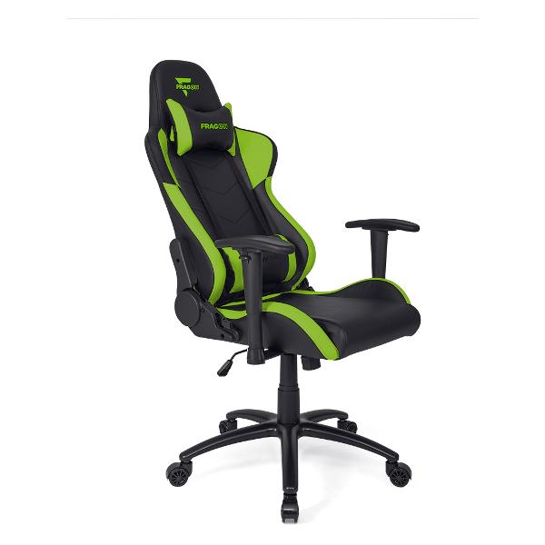 Кресло компьютерное игровое GLHF 2X Black/зеленый