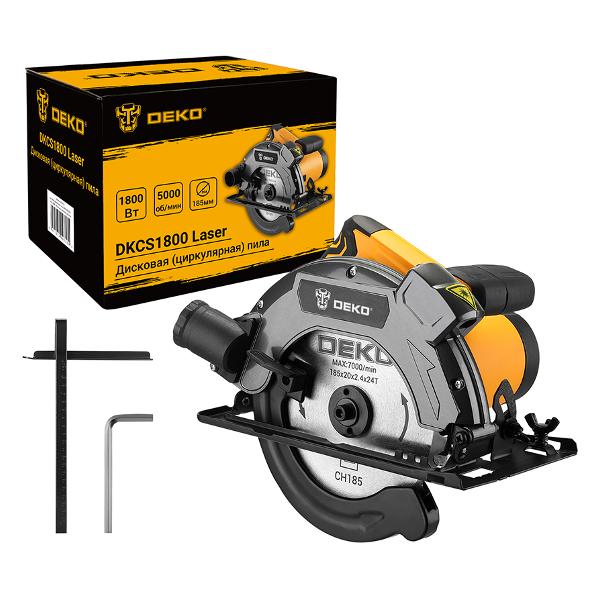 Электропила циркулярная DEKO DKCS1800