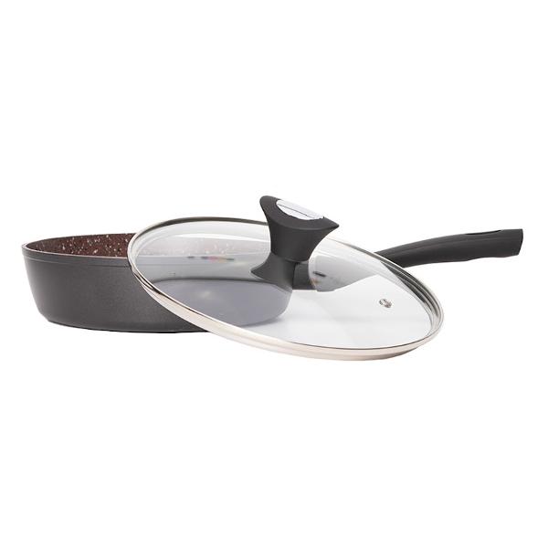 Сковорода Kelli c крышкой 24см KL-4072C-24