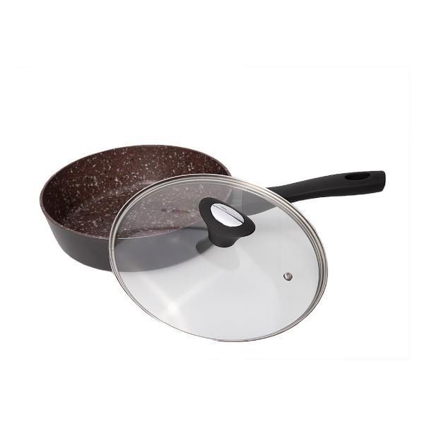 Сковорода Kelli c крышкой 24см KL-4072C-24