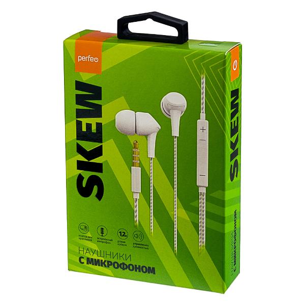 Наушники-вкладыши Perfeo Skew Black (PF_C3209)