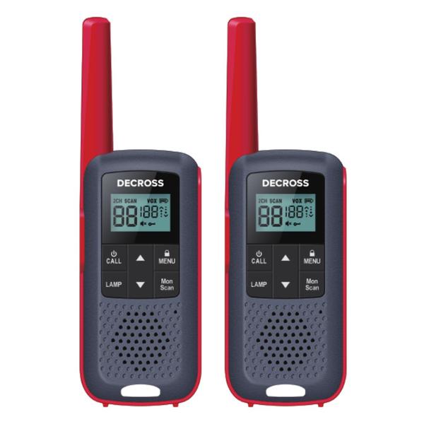 Рация DECROSS DC63 Red 2шт фото