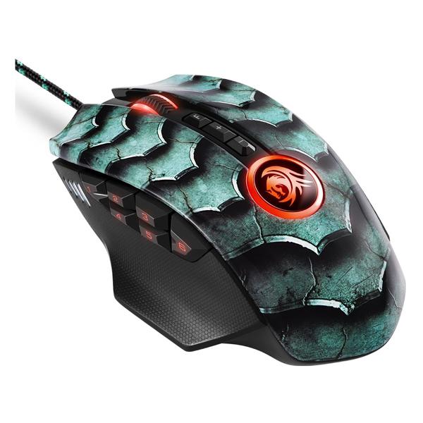Игровая мышь Sharkoon Drakonia Il зеленый
