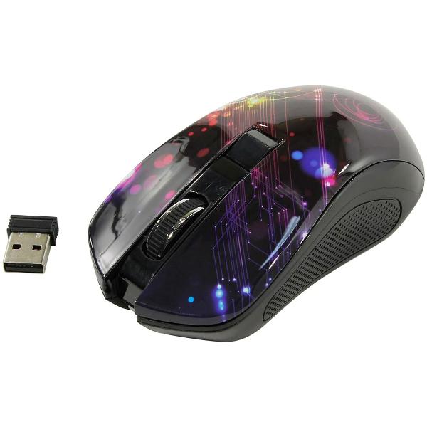 Мышь беспроводная Qumo Fractal