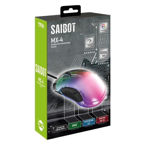 Игровая мышь TFN Saibot MX-4 черный
