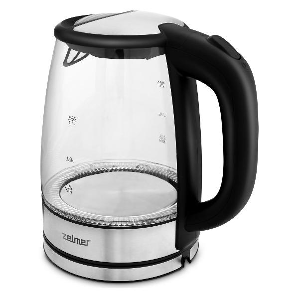 Электрочайник Zelmer ZCK8024 серебристый/черный