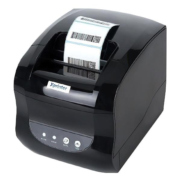 Принтер этикеток Xprinter XP-365B (USB, Bluetooth) Черный фото