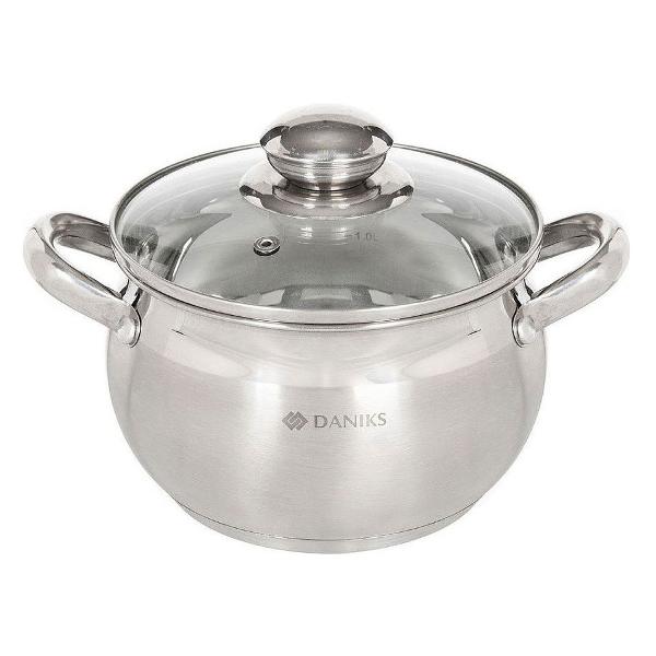 Кастрюля Daniks Классика SD-18 фото