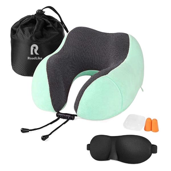 Подушка для путешествий RoadLike Travel Kit Velvet Mint