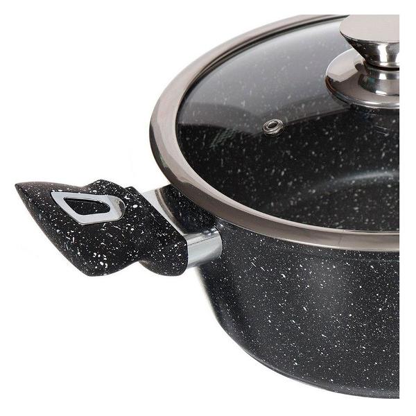 Кастрюля Daniks Олимп CAS-2235-BLM