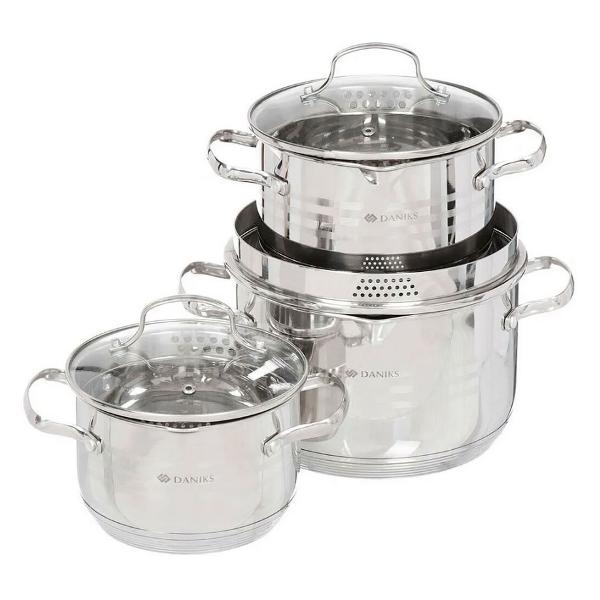 Набор кастрюль Daniks Токио SD-A87-6