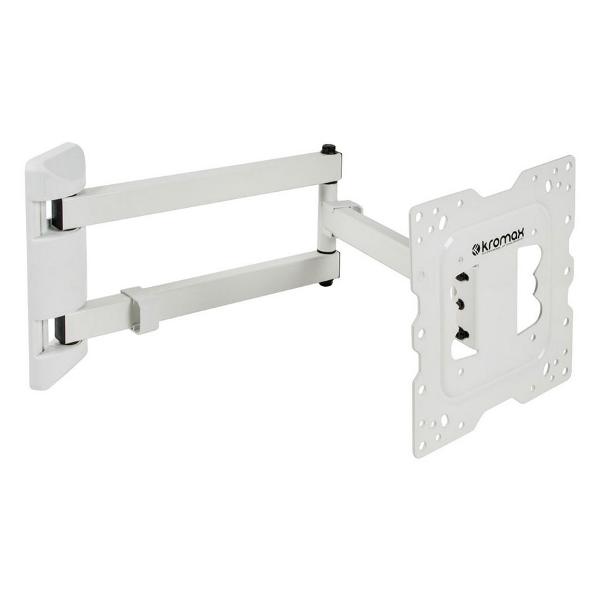 Кронштейн для ТВ наклонно-поворотный Kromax DIX-18 white