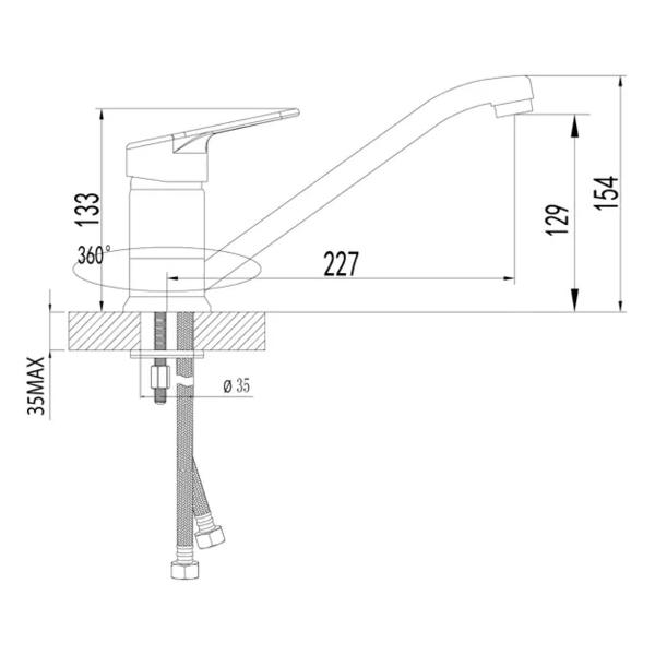Смеситель Lemark LM4104C