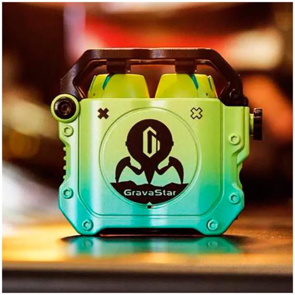 Наушники внутриканальные Bluetooth Gravastar Sirius зеленый неон
