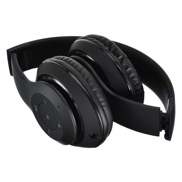 Наушники накладные Bluetooth Digma BT-14 Black (BT-14B)