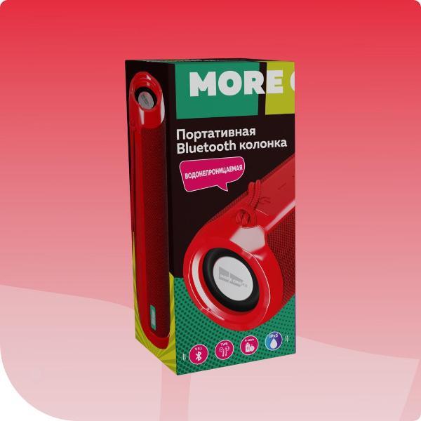 Беспроводная акустика More Choice BS22 красный