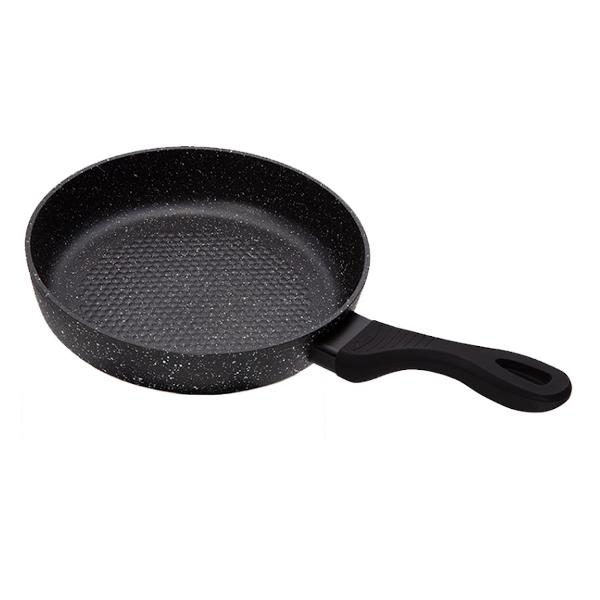 Сковорода с мраморным покрытием Kelli с крышкой 22см KL-4087B-22