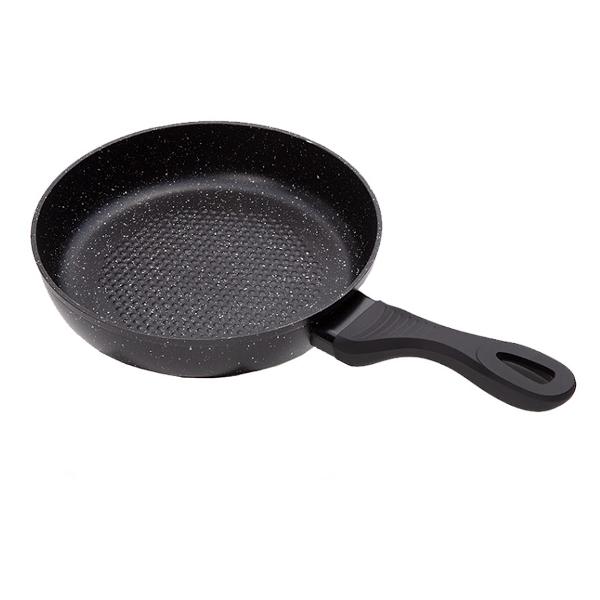 Сковорода с гранитным покрытием Kelli с крышкой 24см KL-4088B-24