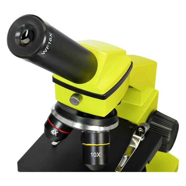 Микроскоп Levenhuk Rainbow 2L PLUS Lime (69044)
