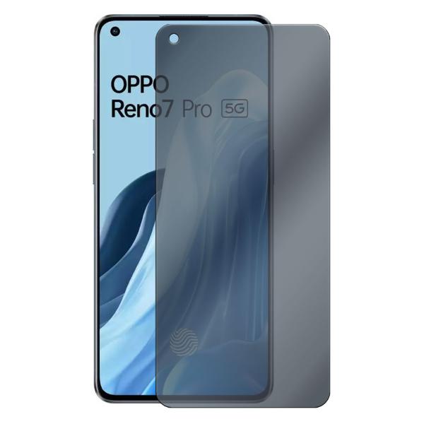 Защитное стекло Krutoff Антишпион для Oppo Reno7 Pro 5G фото