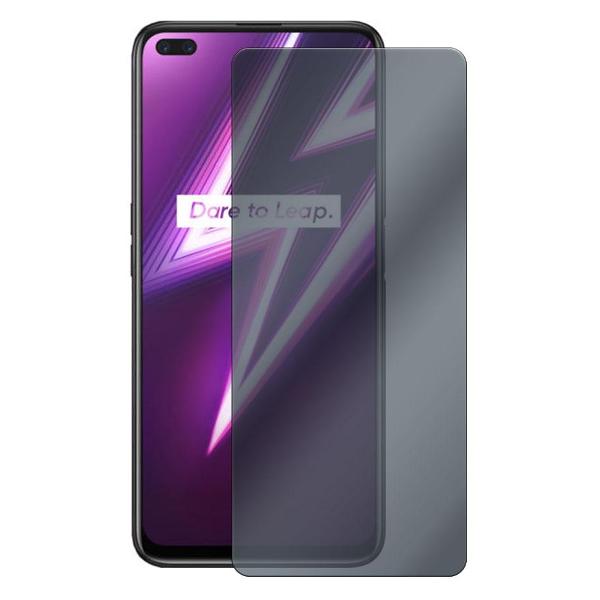 Защитное стекло Krutoff Антишпион для Realme 6 Pro