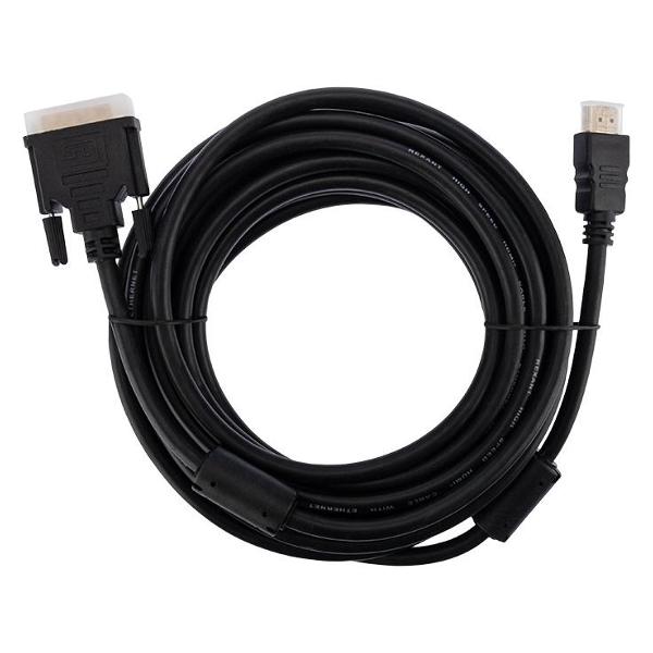 Кабель цифровой Rexant HDMI - DVI-D Gold 7 м (17-6307)