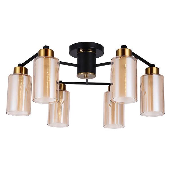 Светильник Arte Lamp A7027PL-6BK фото