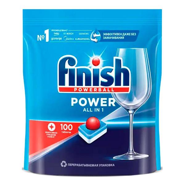 Таблетки для посудомоечных машин Finish Power 100шт(43098) фото