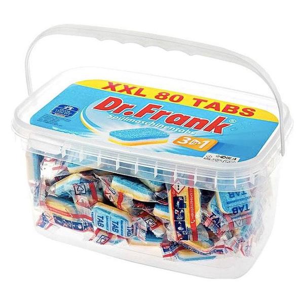 Таблетки для посудомоечных машин Dr.Frank 80шт DRT080