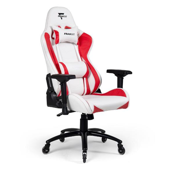 Кресло компьютерное GLHF 5X White/красный